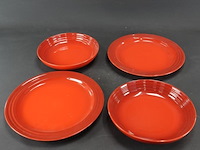4 le creuset faitout stoneware schalen/borden - afbeelding 4 van  5