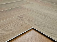 4 m2 pvc spc click visgraat met xps onderlaag - 750 x 150 x 6 mm - afbeelding 2 van  3