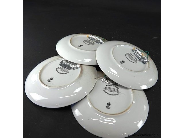 4 majesty of steam engels porseleinen borden - afbeelding 4 van  5