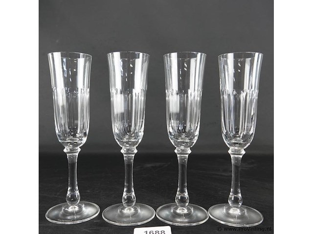 4 nachtmann kristallen glazen - afbeelding 1 van  5