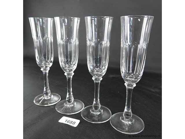 4 nachtmann kristallen glazen - afbeelding 3 van  5