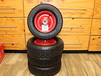 4 nieuwe banden met maatvoering 1.6x6.50-8. - afbeelding 1 van  2