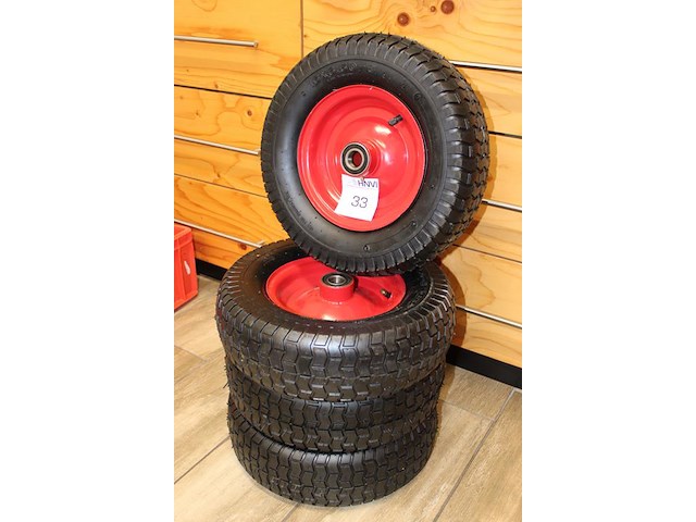 4 nieuwe banden met maatvoering 1.6x6.50-8. - afbeelding 2 van  2