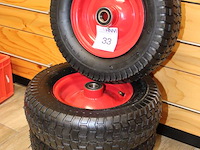 4 nieuwe banden met maatvoering 1.6x6.50-8. - afbeelding 2 van  2