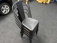 4 nieuwe zwarte stoelen - afbeelding 3 van  3