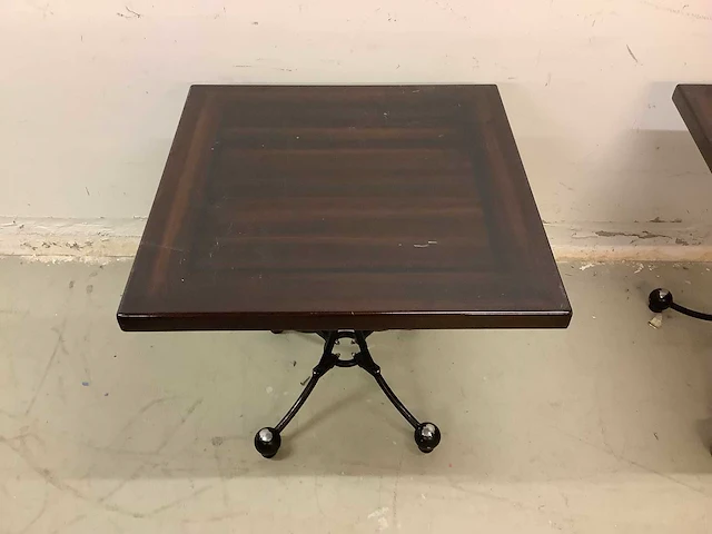 4 persoons tafel - restaurant tables (2x) - afbeelding 2 van  4