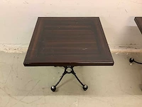 4 persoons tafel - restaurant tables (2x) - afbeelding 2 van  4