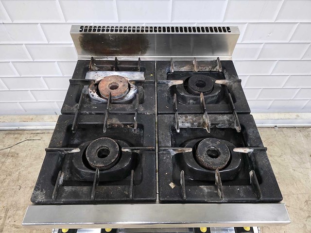 4-pits gasfornuis - afbeelding 4 van  4