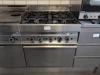 4-pits kooktoestel met oven, modular - afbeelding 1 van  6