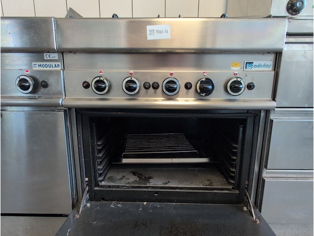 4-pits kooktoestel met oven, modular - afbeelding 4 van  6