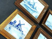 4 porseleinen tegels - afbeelding 2 van  5