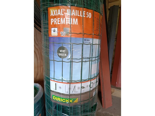4 rollen geplastificeerd gaas maas 50x100 mm - afbeelding 4 van  5