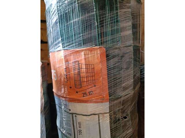 4 rollen geplastificeerd gaas maas 75x100 mm - afbeelding 3 van  5