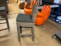 4 seasons outdoor barstoel (4x) - afbeelding 5 van  5