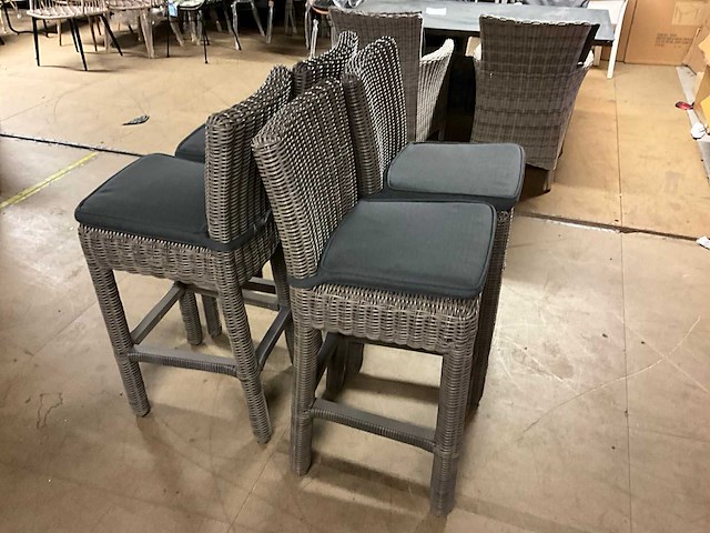 4 seasons outdoor barstoel (4x) - afbeelding 3 van  5