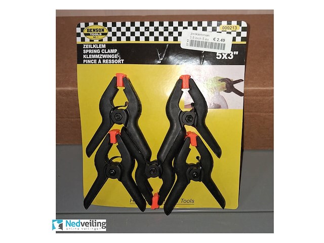 4 sets zeilklemmen 5x3inch - afbeelding 2 van  3