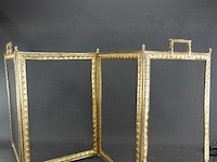 4 slag koperen haardscherm - afbeelding 1 van  5