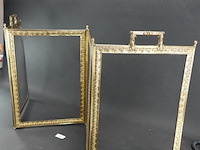 4 slag koperen haardscherm - afbeelding 2 van  5