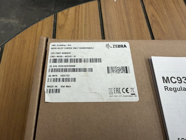 4-slots oplaadstation voor zebra mc93 zebra - afbeelding 7 van  7