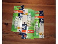 4 spiraallampen halogeen 8w - afbeelding 1 van  3