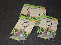 4 stuks kleie sleutelhangers waterpas in a8 - afbeelding 1 van  3