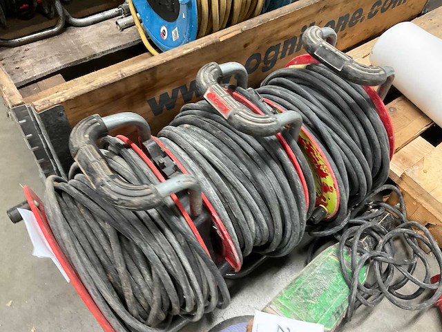 4-teck - verlengkabelhaspels (3x) - afbeelding 2 van  5