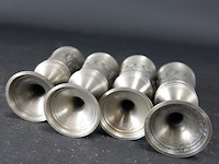 4 tinnen kelkglaasjes - afbeelding 5 van  5