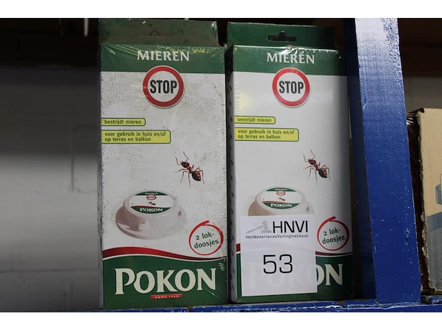 4 verpakkingen pokon mierenlokdozen. - afbeelding 1 van  2