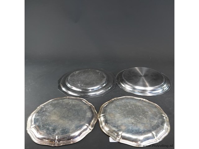 4 verzilverde schalen - afbeelding 5 van  5