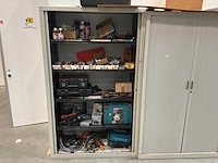 4 werkplaatskasten met diverse gereedschappen - afbeelding 4 van  10