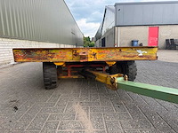 4-wiel gestuurde intern transportaanhanger – 4.500 kg – volrubber - afbeelding 11 van  11