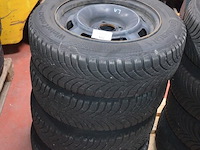 4 winterbanden continental met velg winter contact ts870 185/65 r 15 88t - afbeelding 1 van  6