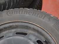 4 winterbanden continental met velg winter contact ts870 185/65 r 15 88t - afbeelding 6 van  6