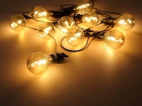 4 x 10 meter sfeervolle led lichtketting warm wit - afbeelding 10 van  10