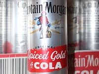 4 x 12 blikken captain morgan spiced gold & cola 0,25cl. tht 11-2025. bod inclusief statiegeldwaarde van 7,... - afbeelding 2 van  2