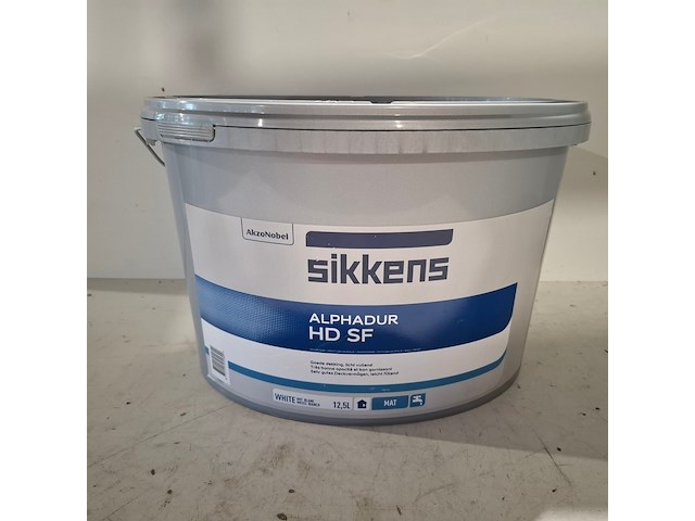 4 x 12,5 liter latex, sikkens, alphadur, wit - afbeelding 2 van  5