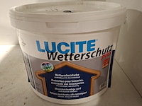 4 x 12l buitenlatex lucite, wit - afbeelding 2 van  5