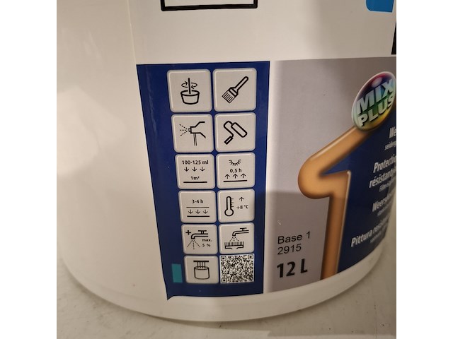 4 x 12l buitenlatex lucite, wit - afbeelding 3 van  5