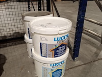 4 x 12l buitenlatex ral 9010 lucite - afbeelding 1 van  4