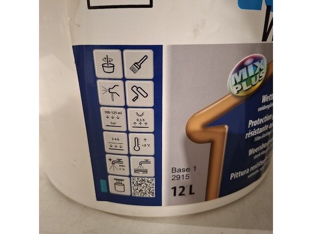 4 x 12l buitenlatex ral 9010 lucite - afbeelding 3 van  4