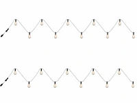 4 x 15 meter sfeervolle led lichtketting warm wit - afbeelding 9 van  10
