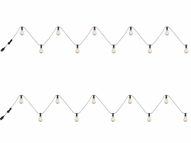 4 x 20 meter sfeervolle lichtketting - afbeelding 10 van  11