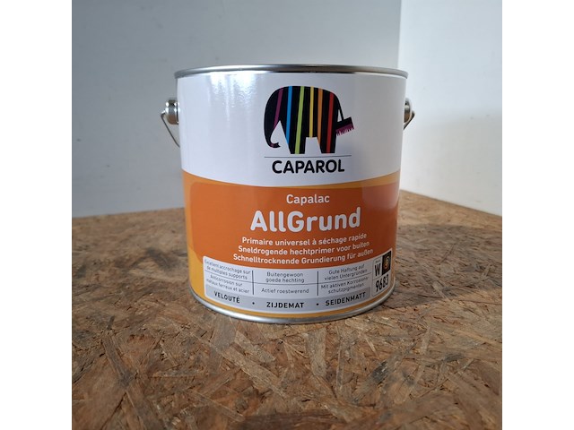 4 x 2,5 liter caparol allgrund, wit - afbeelding 2 van  5