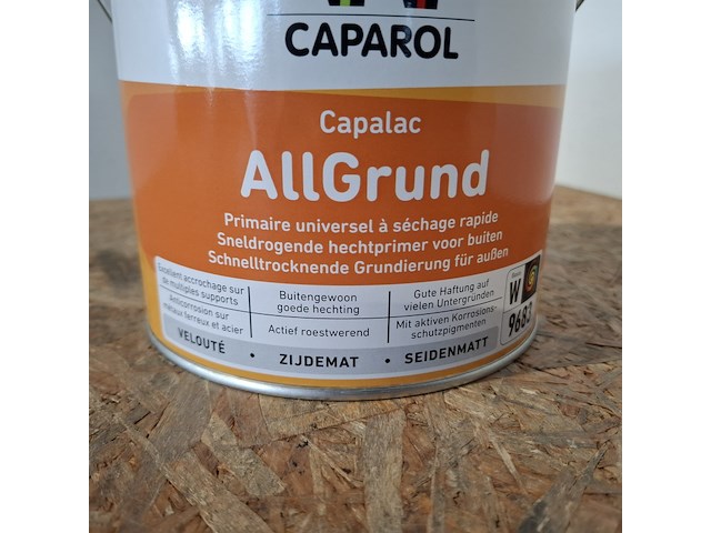 4 x 2,5 liter caparol allgrund, wit - afbeelding 4 van  5