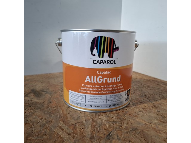 4 x 2,5 liter caparol allgrund, wit - afbeelding 2 van  5