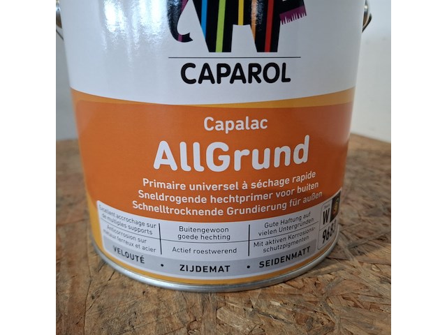 4 x 2,5 liter caparol allgrund, wit - afbeelding 4 van  5