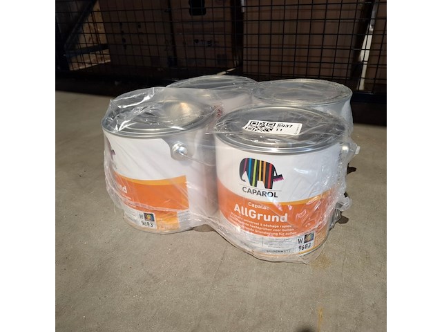 4 x 2,5 liter caparol allgrund, wit - afbeelding 1 van  4