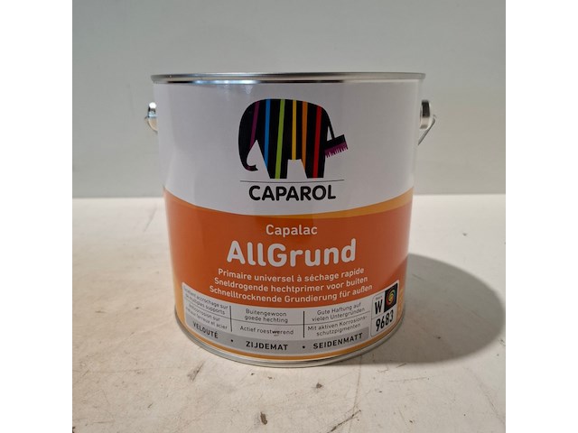 4 x 2,5 liter caparol allgrund, wit - afbeelding 2 van  4