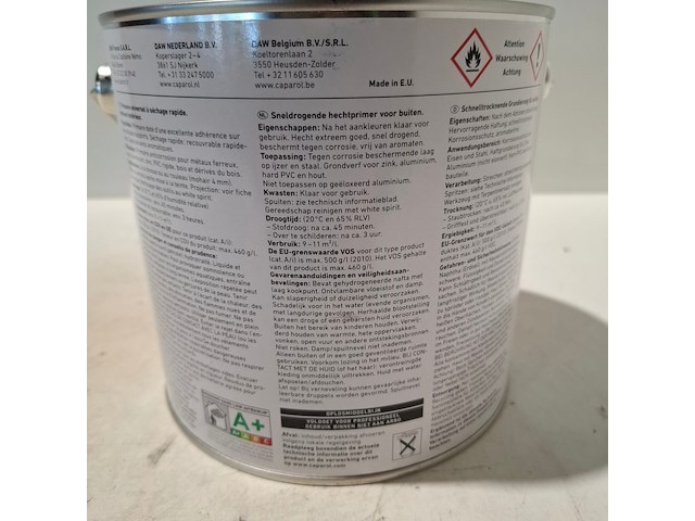 4 x 2,5 liter caparol allgrund, wit - afbeelding 3 van  4