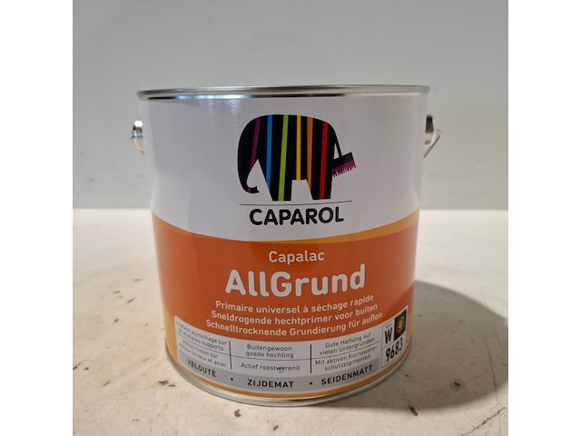 4 x 2,5 liter caparol allgrund, wit - afbeelding 2 van  4